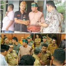 Ketum DPP LSM Peduli SDM Prov Riau Bersama APDESI Riau Hadiri Penyerahan Bantuan Keuangan Untuk Desa