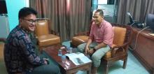 Kabiro membacabangsa co id ikhsan Arif Suzaki SE bersilaturahmi dengan ketua PWI kampar