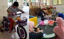 Agustina Laia Dapat Perhatian Dari Ny Andi Putra Bupati Kuansing
