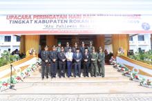 Bupati Rokan Hulu H Sukiman pimpin upacara peringatan Hari Pahlawan Nasional ke 74 tahun 2019