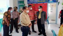 Ketua DPRD Inhil Kunjungan Kerja Vaksinasi Lansia Di Kecamatan Kateman