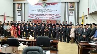 45 Anggota DPRD Rokan Hulu Resmi Dilantik dan Diambil SumpahÂ 