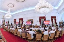Presiden Jokowi Pimpin Sidang Paripurna Pertama Kabinet Indonesia Maju
