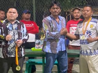 Jelang laga Final Open Tournamen Futsal IPK CUP 1, DPD IPK Rohul Bagikan Sembako Kepada Warga