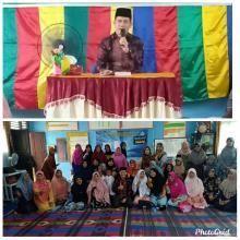 Peringatan Maulid Nabi Sanusi SH MH Berikan Tausiah di SDN 3 Kab Bengkalis