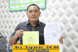 Kejaksaan Rohul Terima Bukti Setor Pengembalian Kelebihan Bayar Desa Bangun Purba