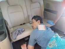Kepala Desa Sugihan di temukan dalam kondisi tewas di dalam mobilnya