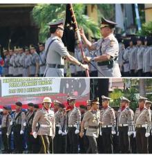 Kapolri Jenderal Polisi Drs Idham Azis memimpin Upacara Peresmian Kenaikan Tipologi Polda Sulawesi T