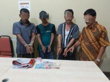 4 Pelaku Judi Ditangkap Polsek Kampar Salahsatunya adalah Kepala Desa
