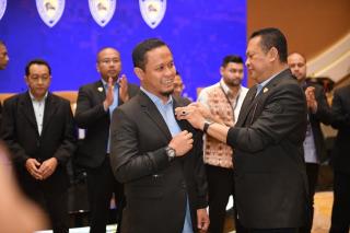 Jabat Ketua IMI Periode ke-3, Agung Nugroho Dilantik Langsung Bambang Soesatyo