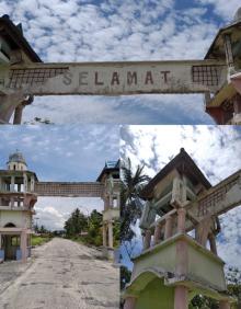 Gapura Pantai Indah Selat Baru Sangat Dikhwatirkan