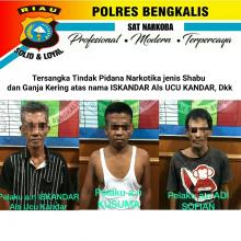 Tiga Pengedar Narkotika Akhirnya di Ringkus Polisi