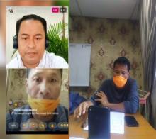 Ketua DPRD Provinsi Riau .Siaran Langsung Dengan Direktur PCR, Tidak Ada Realokasi Dana Pendidikan
