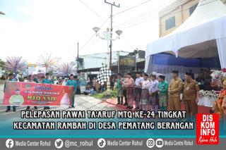 Wakil Bupati Indra Gunawan Lepas Secara Resmi Pawai Taruf MTQ ke XXIV Kecamatan Rambah