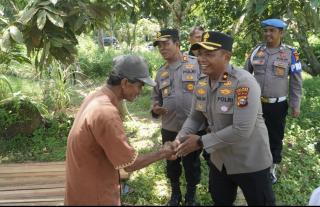Polres Rohul Bersama Baznas Provinsi Riau Laksanakan Peletakan Batu Pertama 