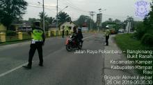 Hari ke 4 Ops Zebra 2019 Polres Kampar Tilang 110 Pelanggar Mayoritas Pengendara Roda 2