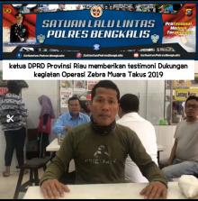 Operasi kepolisian zebra muara takus 2019 Polres Bengkalis melaksanakan apel gelar pasukan