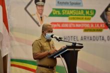 Kesbangpol Riau diwakili Kaban Menghadiri Seminar FPK Provinsi Riau
